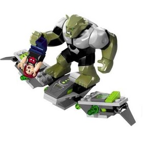 تصویر لگو SUPER HEROES – مدل نبرد هوایی با هلیکوپتر و فیگور اسپایدرمن (298 قطعه) 