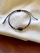 تصویر دستبند سنگ تورمالین سیاه 