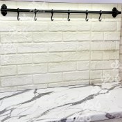 تصویر آویز میله تک ایکیا 80 سانت 6 قلاب 