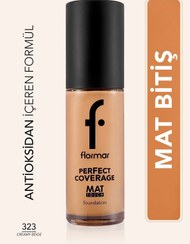 تصویر کرم فاندیشن اورجینال برند Flormar مدل Mat Touch Foundation کد 750249727 