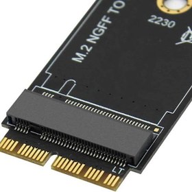 تصویر کارت تبدیل SSD NVMe M.2 به PCI-e مک بوک (2013-2017) M.2 NVME SSD Convert Adapter Card for Upgrade MacBook (2013-2017)