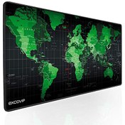 تصویر موس گیمینگ پد XXL، سایز بزرگ 900x400 میلی‌متر ضد آب Extended Mouse Mat World Desk Mat پشتیبانی بازی برای رایانه، رایانه شخصی و لپ‌تاپ (Green World 8567) - ارسال 20 روز کاری 