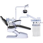 تصویر یونیت دندانپزشکی فراز طب مدرن مدل FTM E300 شلنگ از پایین ا FTM E300 FTM E300