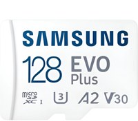 تصویر کارت حافظه Samsung EVO Plus 128GB microSDXC U3 V30 A2 - سفید 