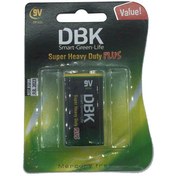 تصویر باتری کتابی دی بی کا مدل 6F22 9V بسته 1 عددی DBK Power 6F22 9V Battery Pack Of 1