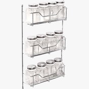 تصویر جا ادویه ۱۲ قوطی شیشه ای آدلان مدل A827 