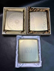 تصویر جاسیگاری گوپای طرح عقاب و گل و قطب نما 