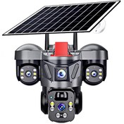 تصویر دوربین خورشیدی ۴ لنز مدل V380PRO هیولا 