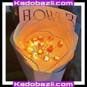 تصویر دسته گل چراغدار 