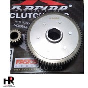 تصویر دیسک کلاچ موتور هوندا ۲۰۰ و ۱۲۵ دنده مقابل راپیدو 