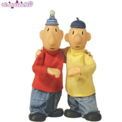 تصویر استند چوبی 60 سانتی جشن و تولد مدل پت و مت تیمی 