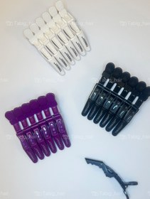 تصویر گیره سوسماری - زرد 