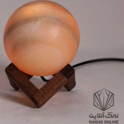 تصویر آباژور نمک مدل گوی نمکتاب 