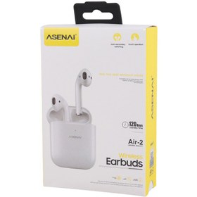 تصویر هندزفری بلوتوث دوتایی Asenai AIR-2 TWS Asenai AIR-2 TWS WIRELESS EARPHONES