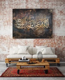 تصویر طرح خام تایپوگرافی اللهم عجل لولیک الفرج 