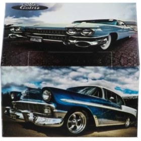 تصویر دستمال کاغذی 50 برگ گلریز مدل ماشين بسته 3 عددی 