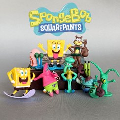 تصویر فیگور باب اسفنجی مجموعه ۸ عددی 