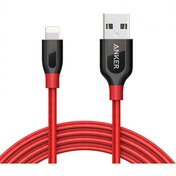 تصویر کابل تبدیل USB به لایتنینگ انکر 1.8 متری | ANKER A8122 Powerline + 6 ft 