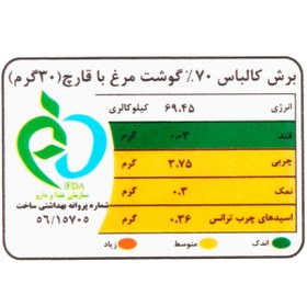 تصویر 202 ژامبون %70 قارچ و مرغ رویال 300 گرم 