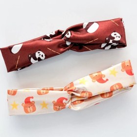 تصویر هدبند ساتن عروسکی 