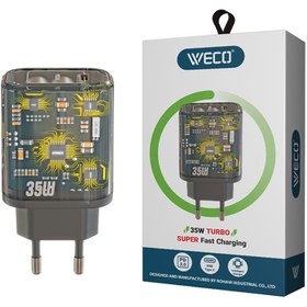 تصویر کلگی شارژر 35 وات ویکو WECO مدل WE-55 