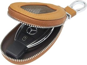 خرید و قیمت MAKINGTEC Universal Premium Car Key Fob Case Genuine Leather  Car Smart Key fob Holder for Remote Key Fob - ارسال 10 الی 15 روز کاری