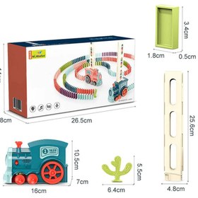تصویر قطار بازی مدل دومینو ساز طرح موزیکال 