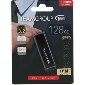 تصویر فلش مموری USB 3.2 تیم گروپ مدل C211 ظرفیت ۱۲۸ گیگابایت TeamGroup C211 USB3.2 128GB Flash Drive