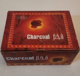 تصویر زغال خودسوز فحم الشعله فاخر بسته 10 عددی Fahm al-Shalah self-burning charcoal pack of 10