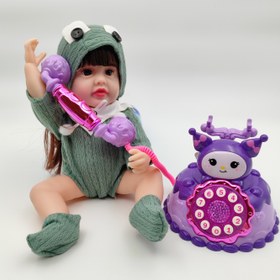 تصویر تلفن کلاسیک کرومی 6836 