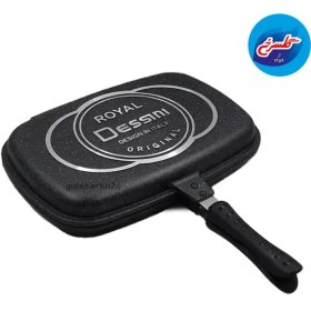 تصویر تابه دوطرفه رژیمی سایز 36 چدن دسینی اصل ایتالیا Double Sided Diet Pan Size 36 Cast iron of the origin of Ital