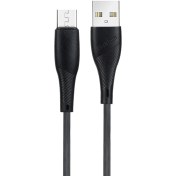 تصویر کابل شارژ پاوربانک 25 سانتی متر 2.4 آمپر مدل میکرو Earldom EC-163M 