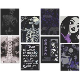 تصویر پک پوستر 8عددی Dark کد dkpack8 