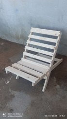 تصویر صندلی صاحلی تاشو کم حجم چوب روس(خرید مستقیم از تولیدکننده) low-volume folding beach chair made of rusiian wood