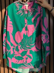 تصویر شومیز لینن - ۱عدد / ۱عدد / لارج مناسب ۴۰/۴۲ اعدد 