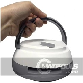 تصویر بیده و سردوشی شارژی با مخزن تاشو 1 لیتری و چراغ فانوسی 