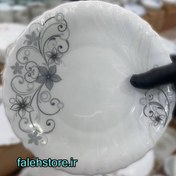 تصویر بشقاب پیش دستی پارس اپال کد 642 تعداد ۶ عددی 