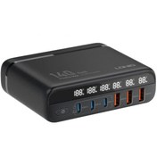 تصویر شارژر رومیزی 140W الدینیو مدل A6140C 