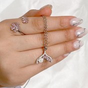 تصویر گردنبند وال و انگشتر وال ست وال 