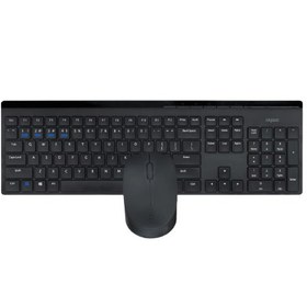 تصویر کیبورد و موس بی سیم رپو مدل 8110M Rapoo 8110M Wireless Keyboard and Mouse