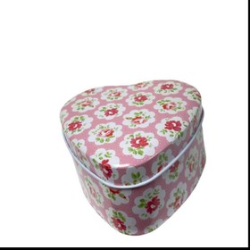 تصویر قوطی فلزی قلب بزرگ 