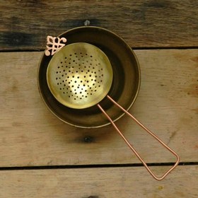 تصویر صافی چای برنجی دست ساز 