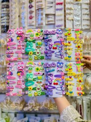 تصویر پک گیره مو دخترانه فانتزی 