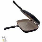 تصویر تابه رژیمی دوطرفه ویستا سایز ۳۶ چدن 