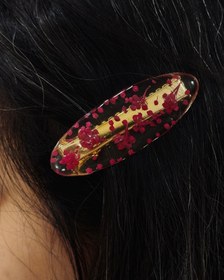 تصویر گل سر رزینی Resin head clips