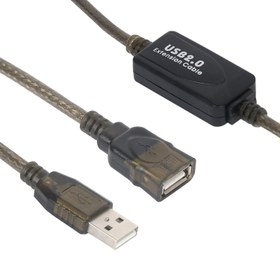 تصویر کابل افزایش طول USB تقویت 10 متری (بافر دار) 