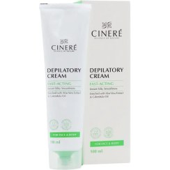 تصویر کرم موبر صورت و بدن سینره 100 ML مواد موثر موجود در کرم موبر سینره به سرعت و با ملایمت ظرف مدت ۵ دقیقه موهای زاید را رفع می کند. برخلاف روش تراشیدن مو که موجب قطع تارهای مو از سطح پوست می شود، کرم موبر سینره از ناحیه ای عمیق تر از سطح پوست، تارهای مو را می زداید.