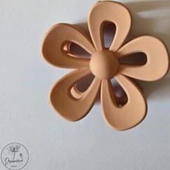 تصویر کلیپس مو شمعی طرح گل پنج پر 