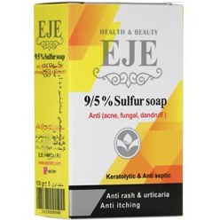 تصویر صابون گوگرد 9.5% 100 گرم اژه ا 9.5%Sulfur Soap 9.5%Sulfur Soap