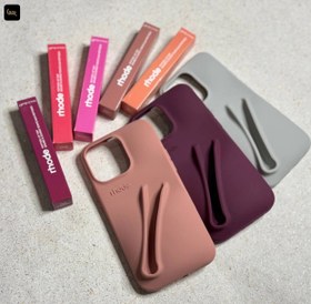 تصویر قاب Rhode به همراه لیپگلاس Rhode case with lipgloss